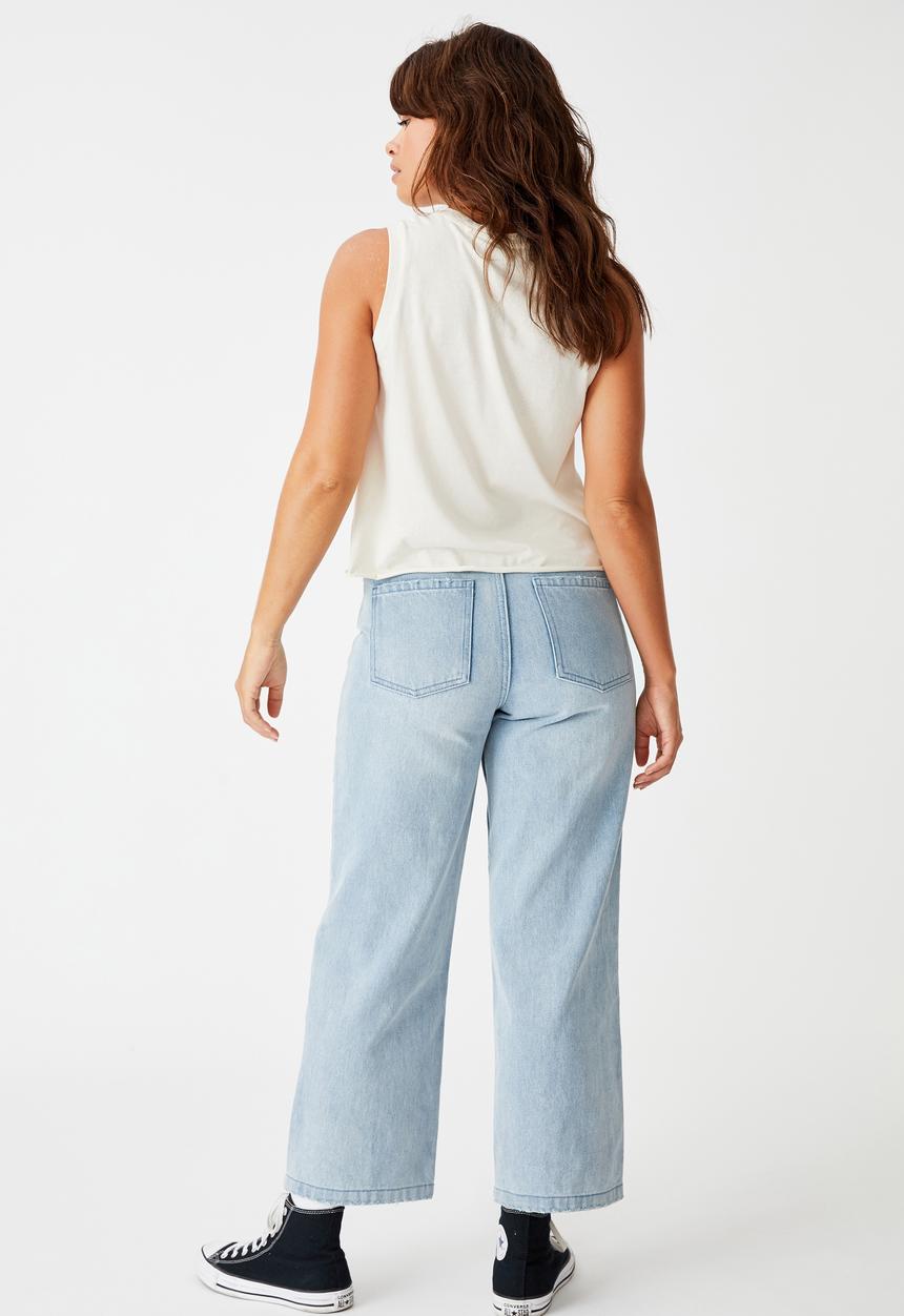 Factorie - Wide leg jean - blue