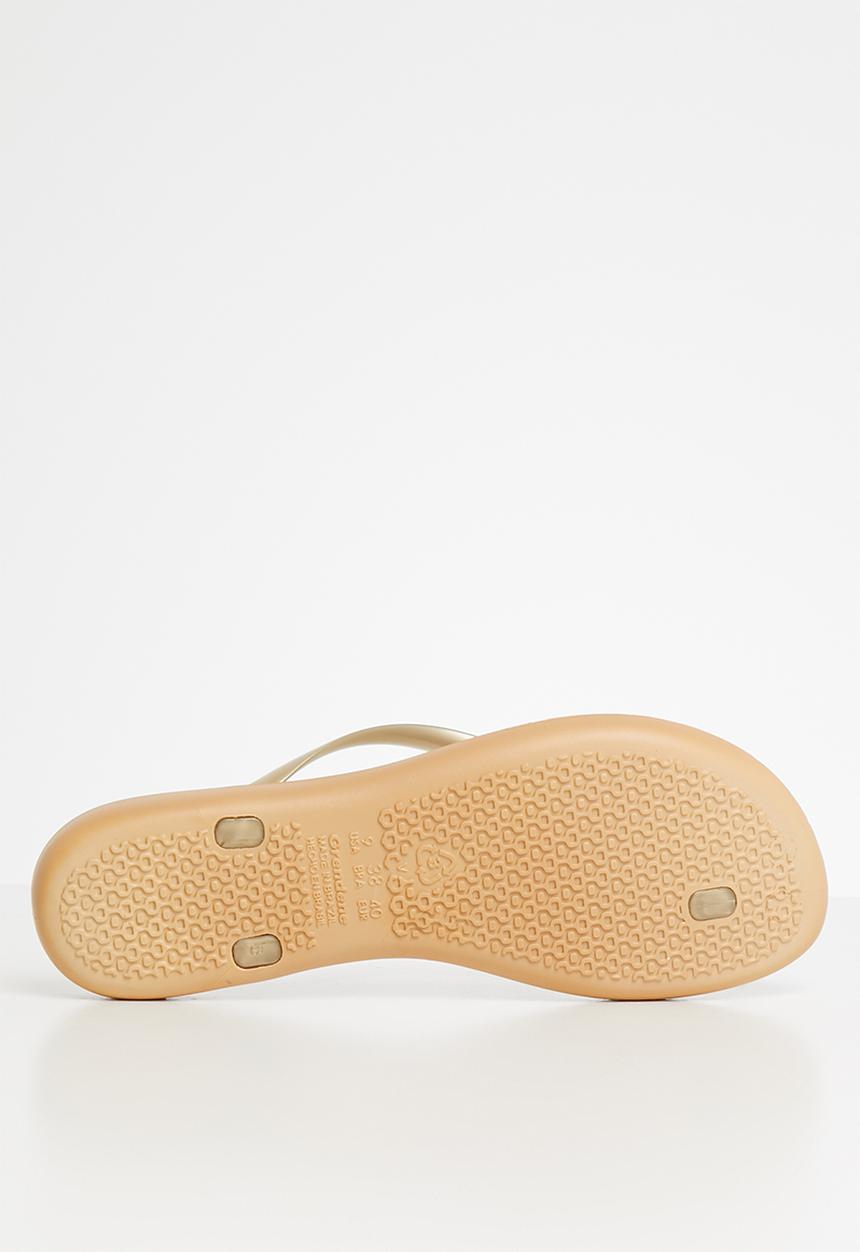 Ipanema - Wave print flip flop - tan 