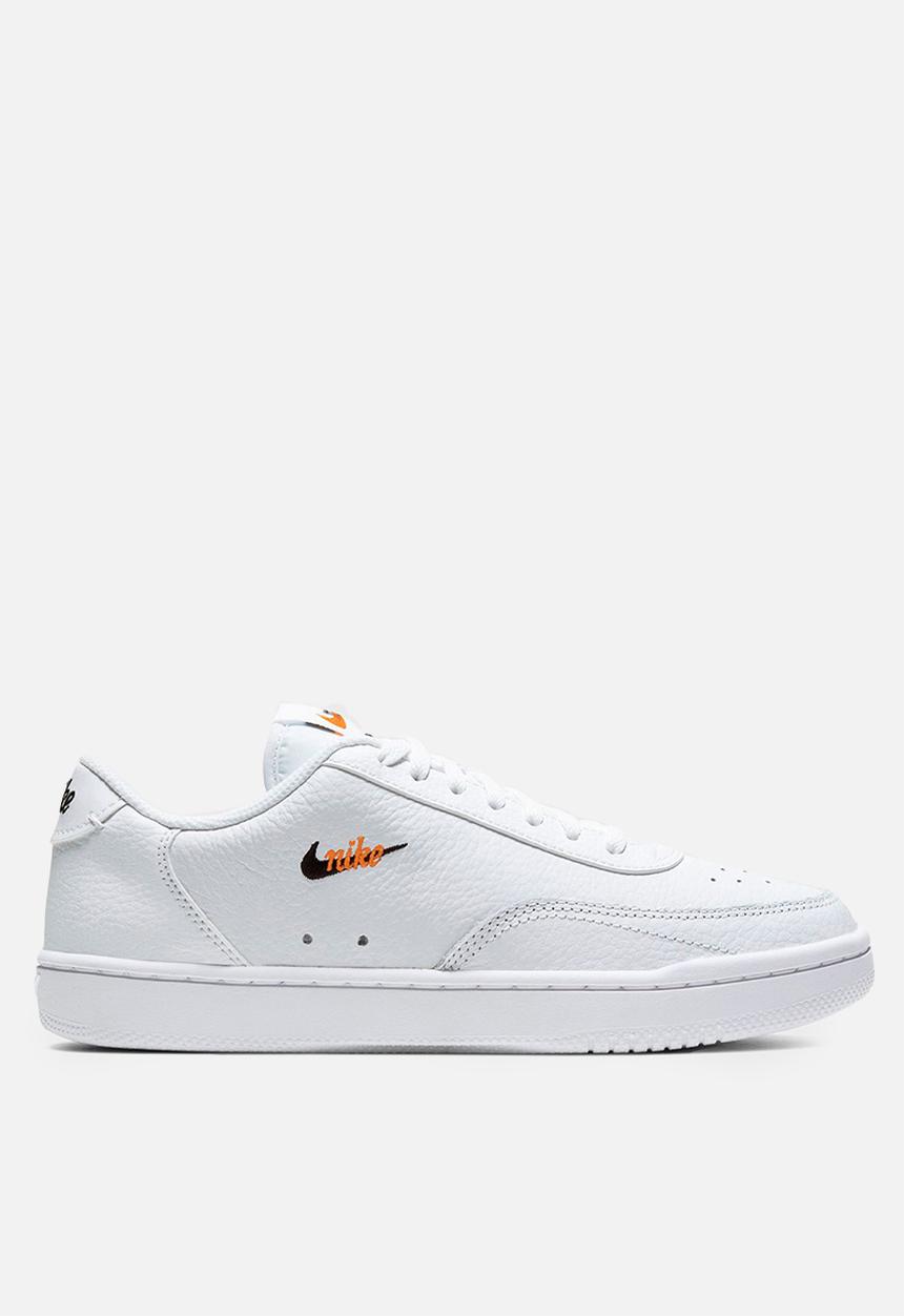 Nike - Court Vintage premium - white / black-total orange