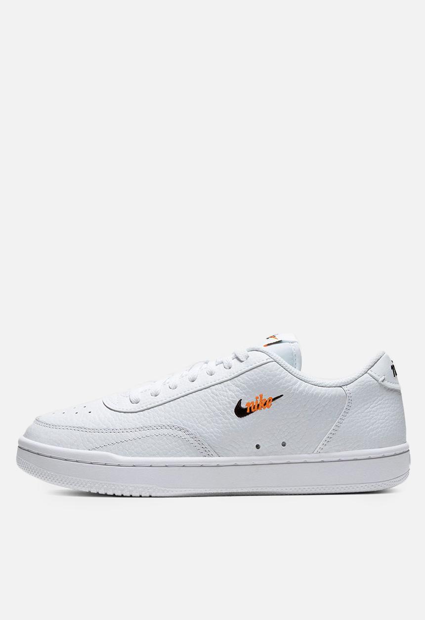 Nike - Court Vintage premium - white / black-total orange