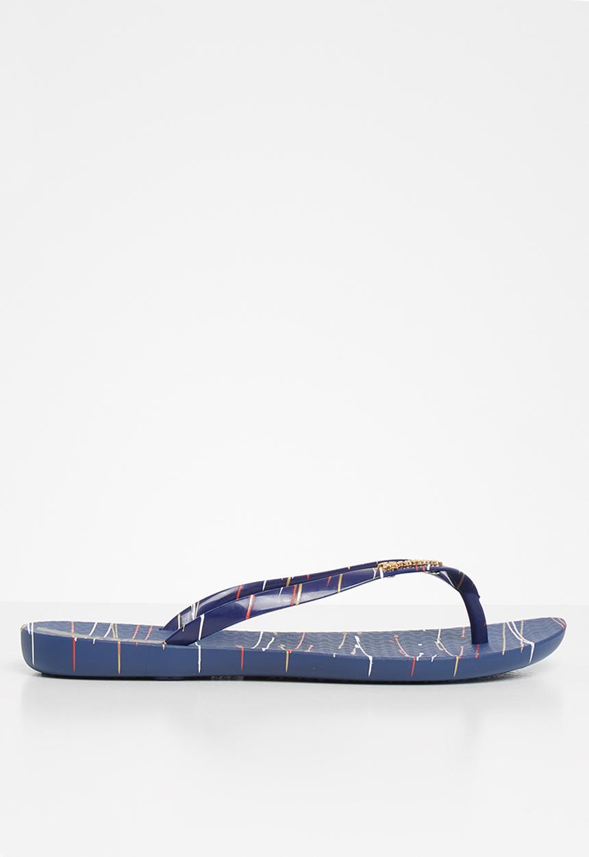 Ipanema - Wave art fem flip flop - blue