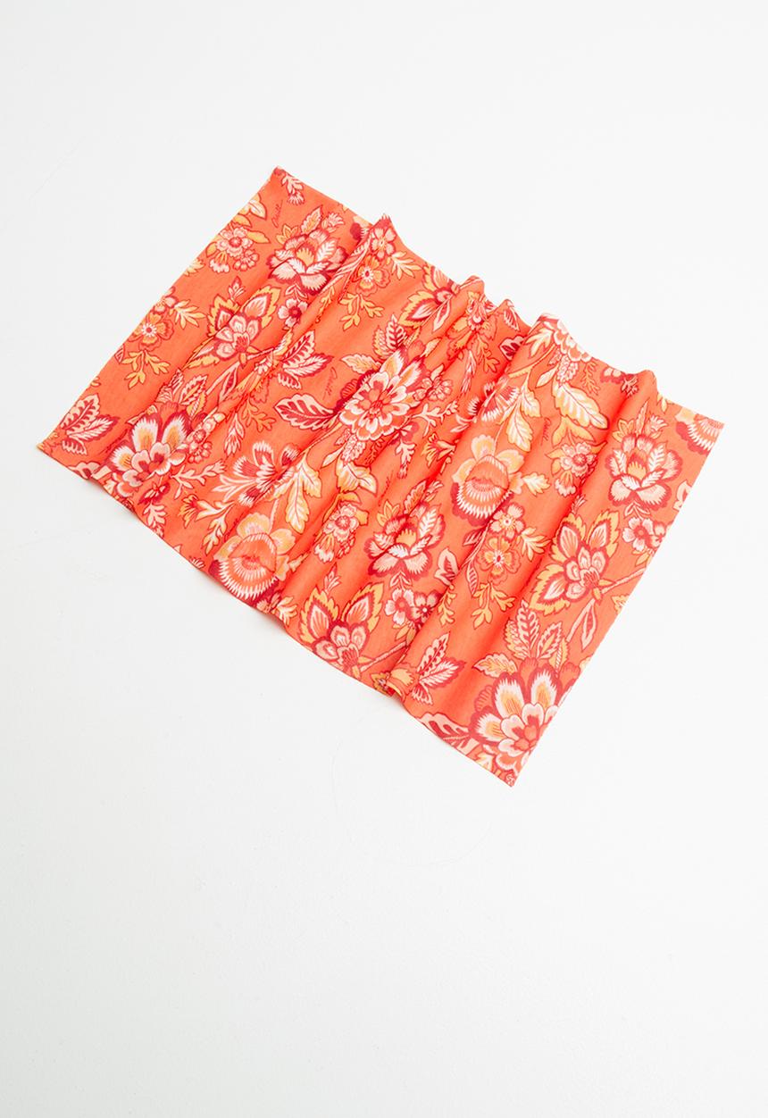 O'Neill - Rust floral tubular face masks - rust