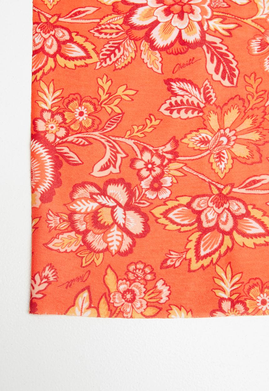 O'Neill - Rust floral tubular face masks - rust