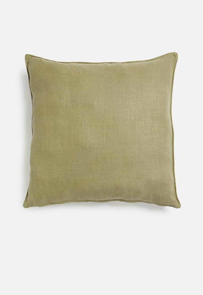Hertex Haus - Liberty linen cushion cover - pewter