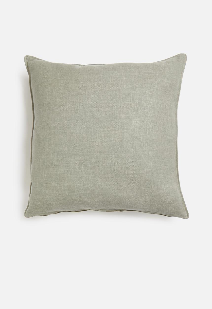 Hertex Haus - Liberty linen cushion cover - pewter