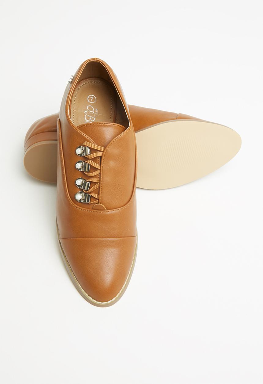 Miss Black - Maha brogue - tan