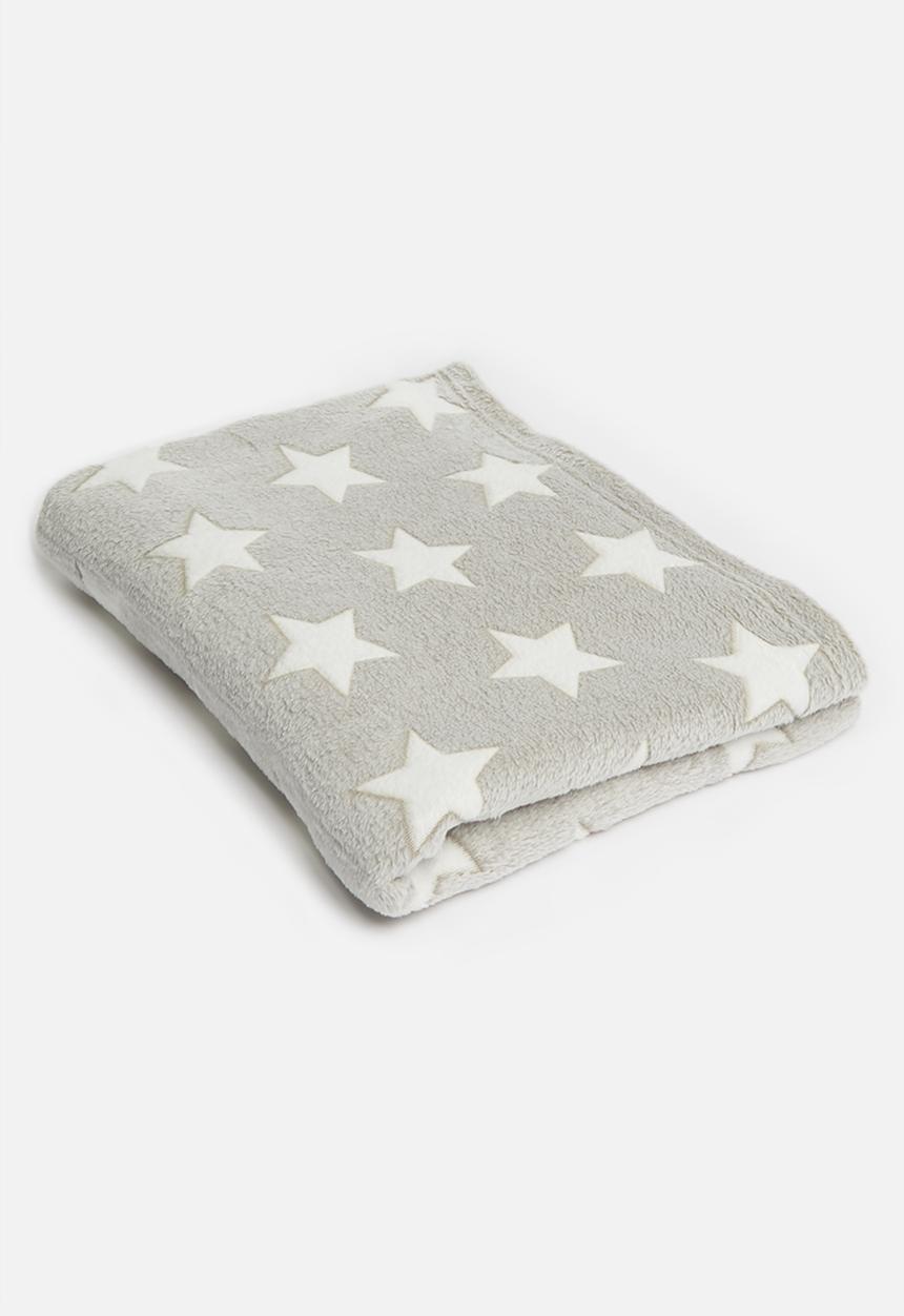 H&S - Star blanket - grey