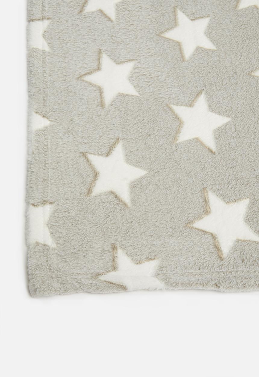 H&S - Star blanket - grey