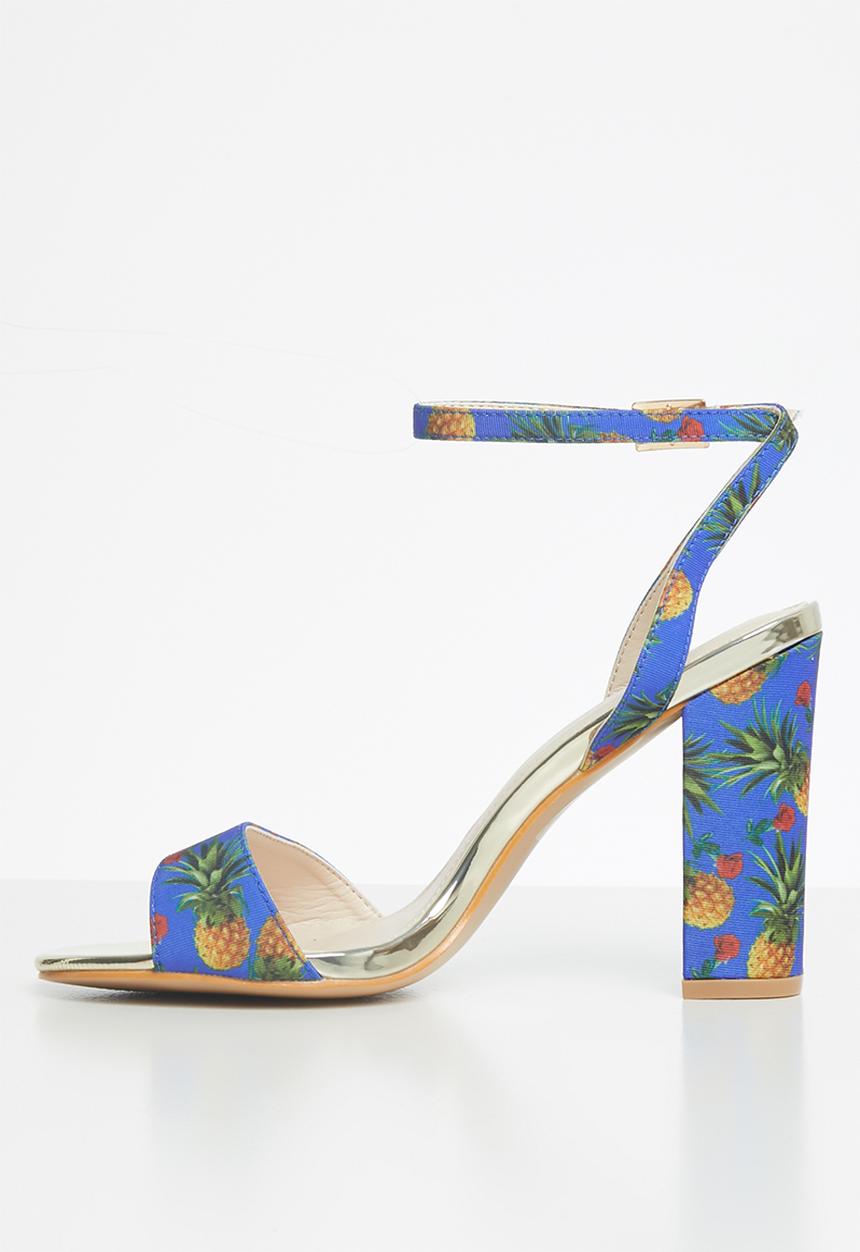 Miss Black - Dela heel - blue