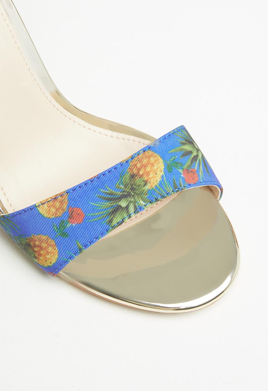 Miss Black - Dela heel - blue