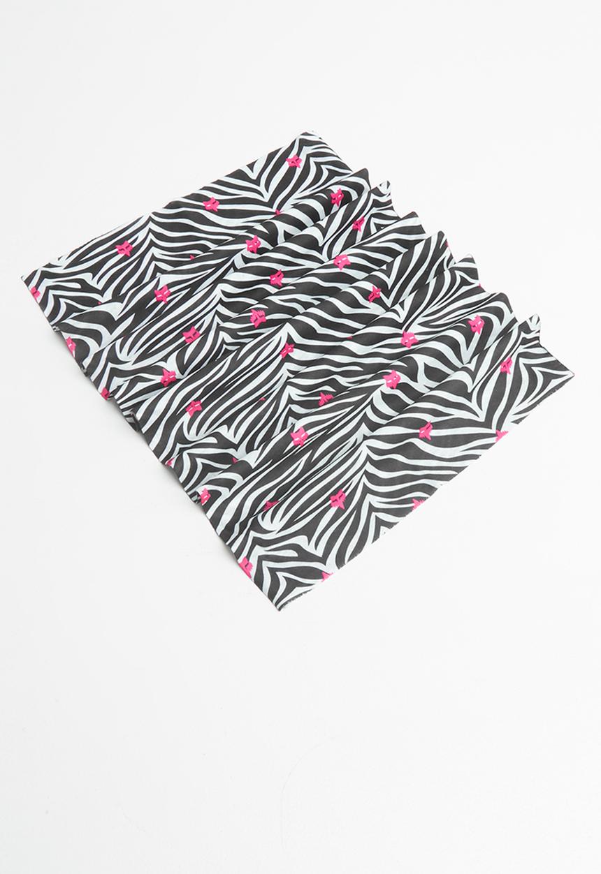 Fox - Retro zebra tubular face masks - mulri