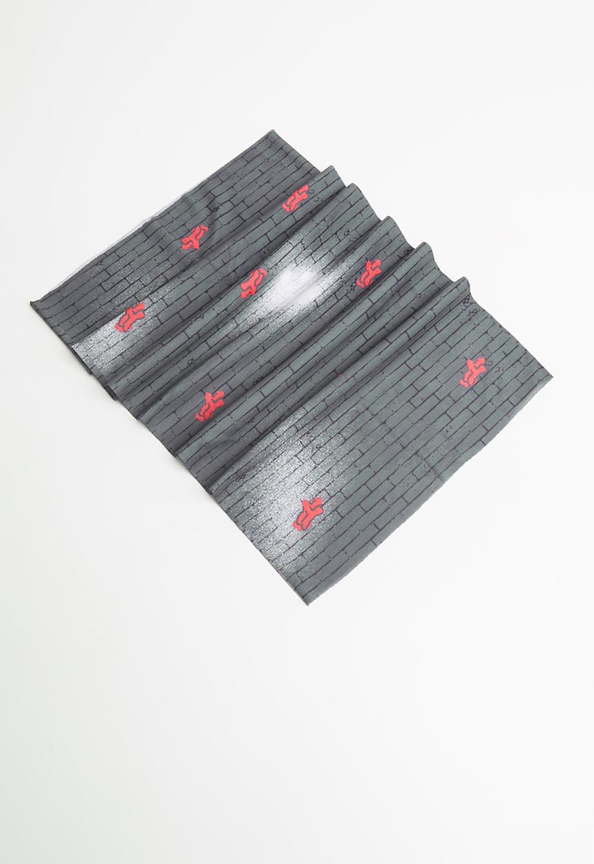 Fox - Bnkz tubular face masks - black & grey