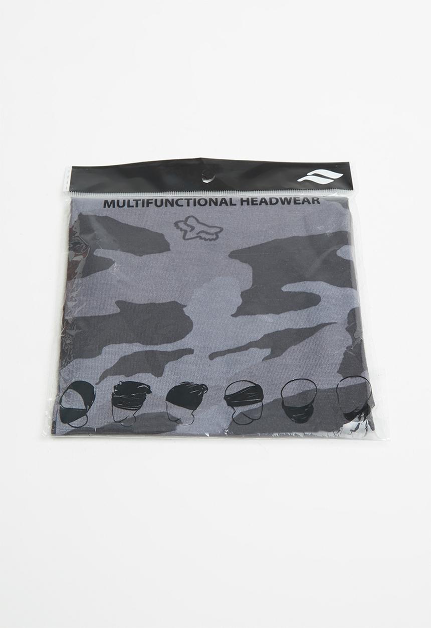 Fox - Slambozo tubular face masks - charcoal