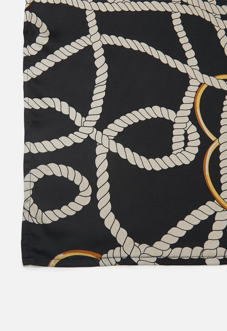 Superbalist - Rope chain neckerchief - black