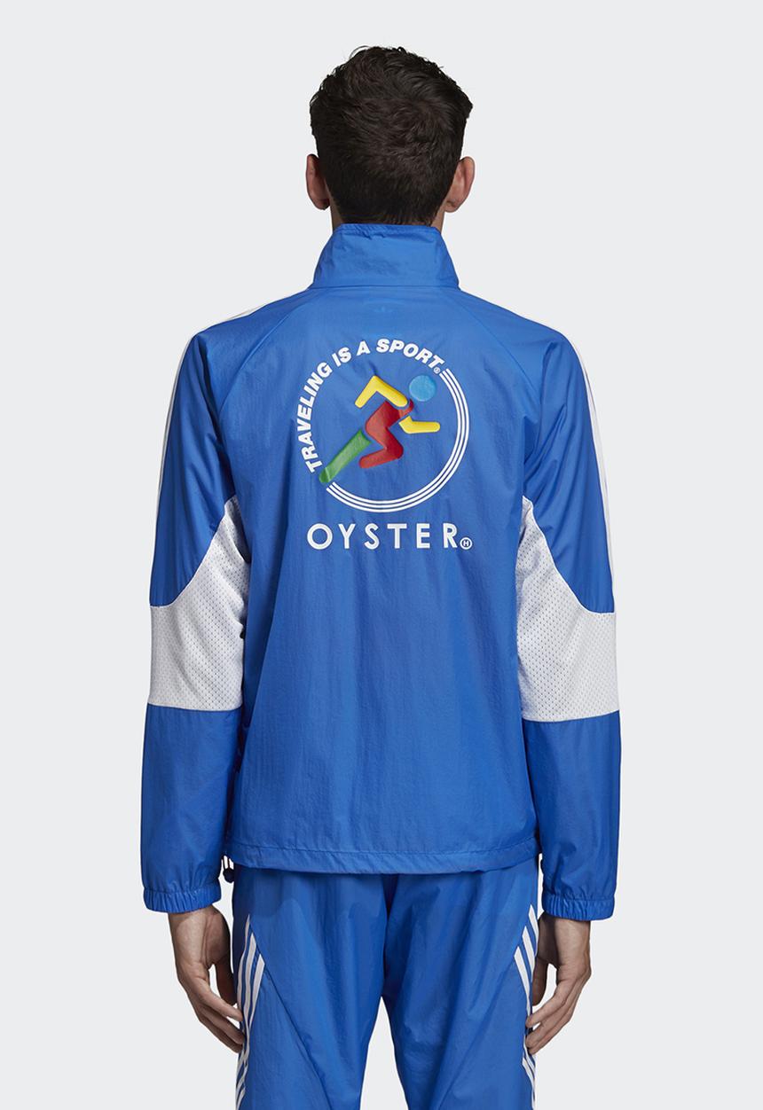 adidas Originals - Oyster track top - blue & white