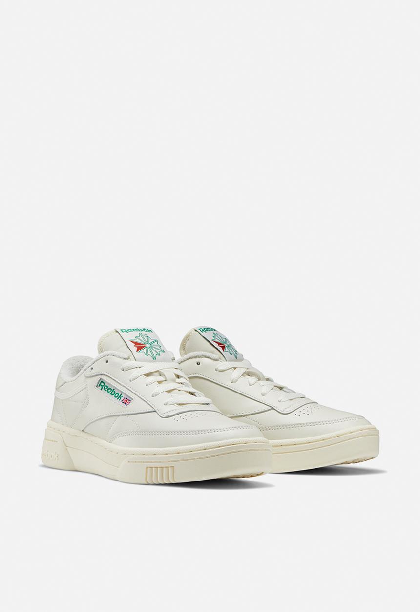 Reebok - Club C Stacked - chalk / classic white / glen green