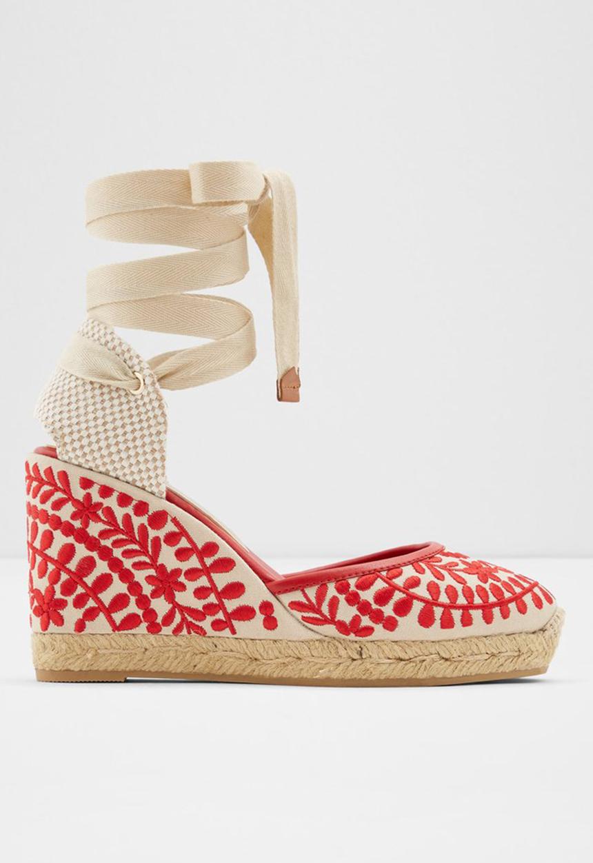 ALDO - Muschino wedge - red