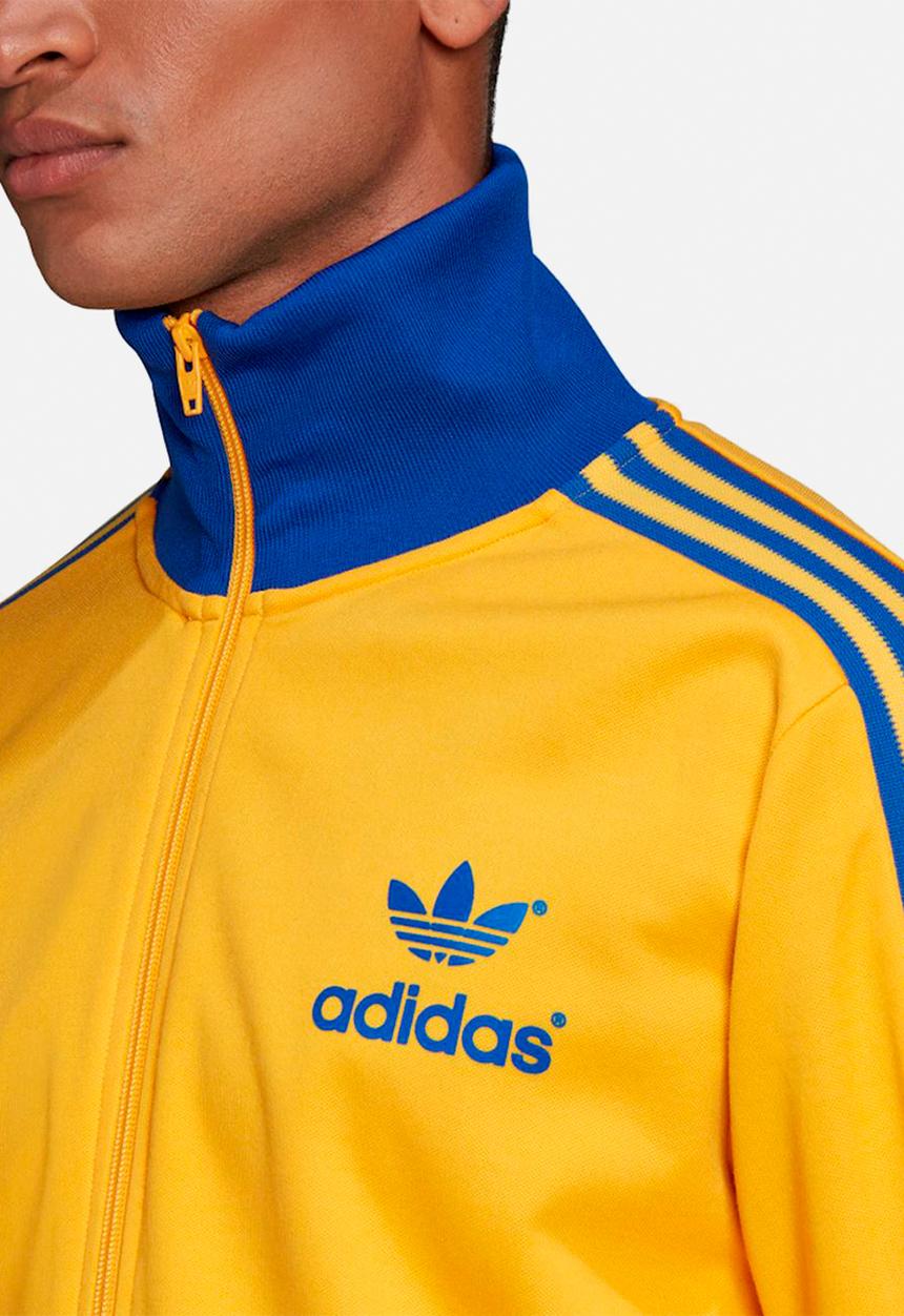 adidas Originals - 70s Tracktop - yellow & blue 
