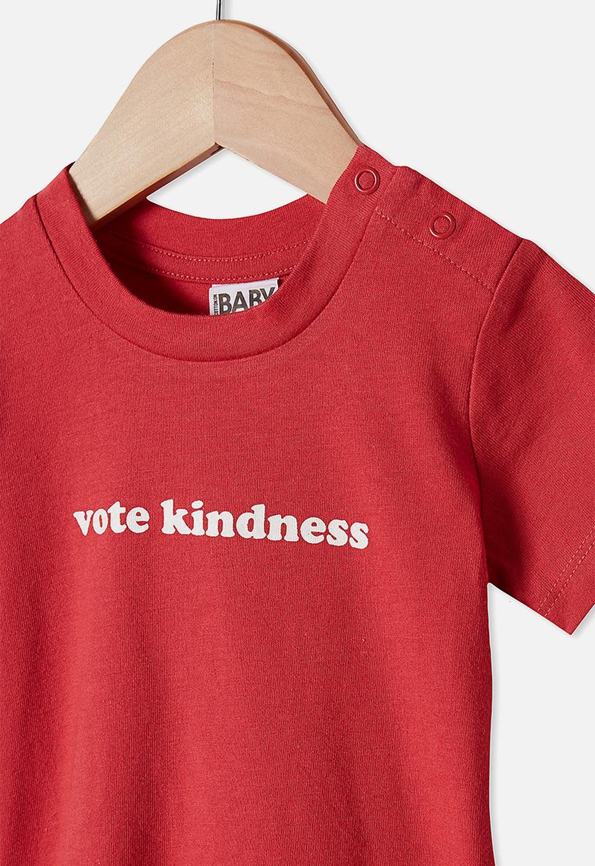 Cotton On - Jamie short sleeve tee - red