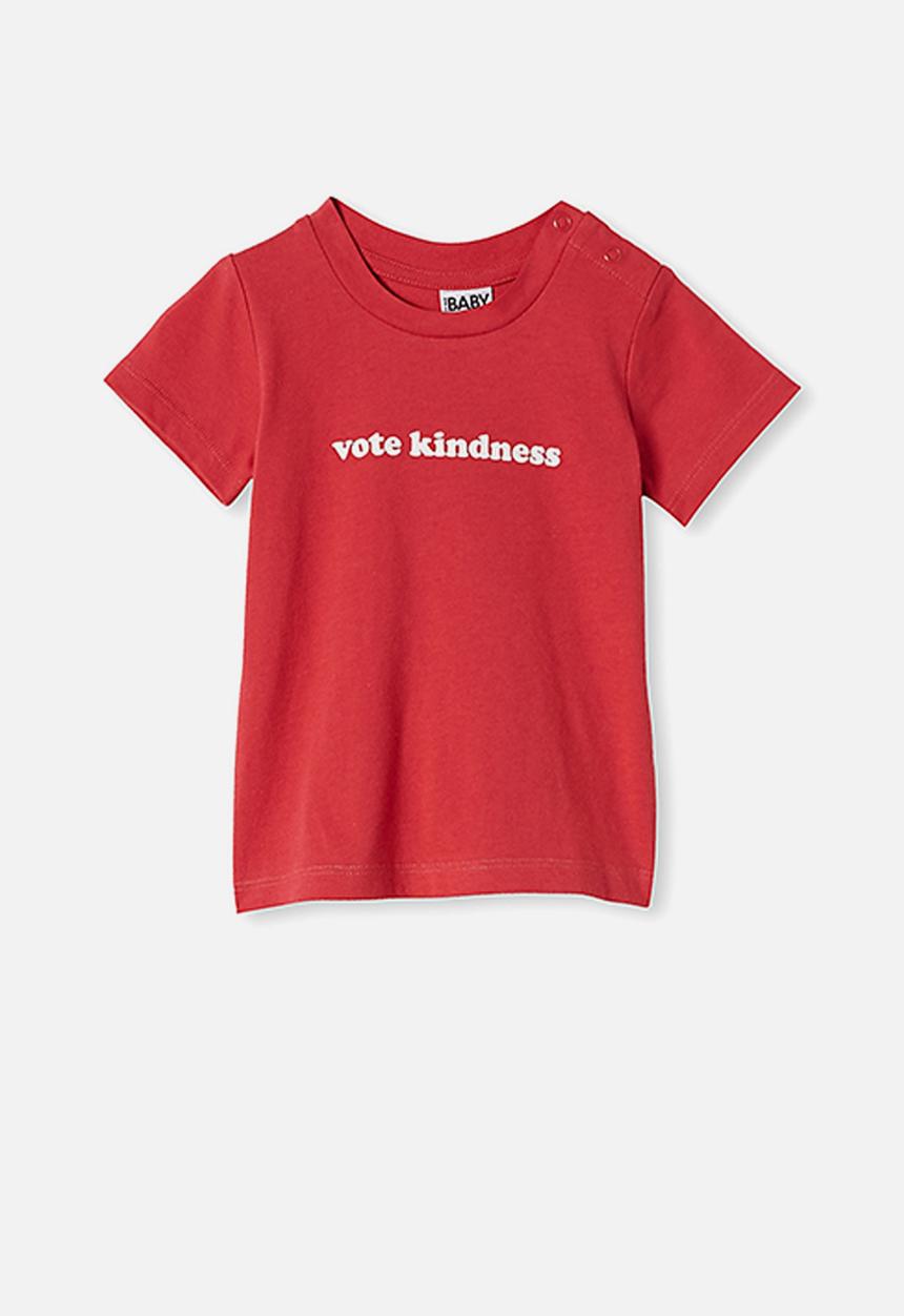 Cotton On - Jamie short sleeve tee - red