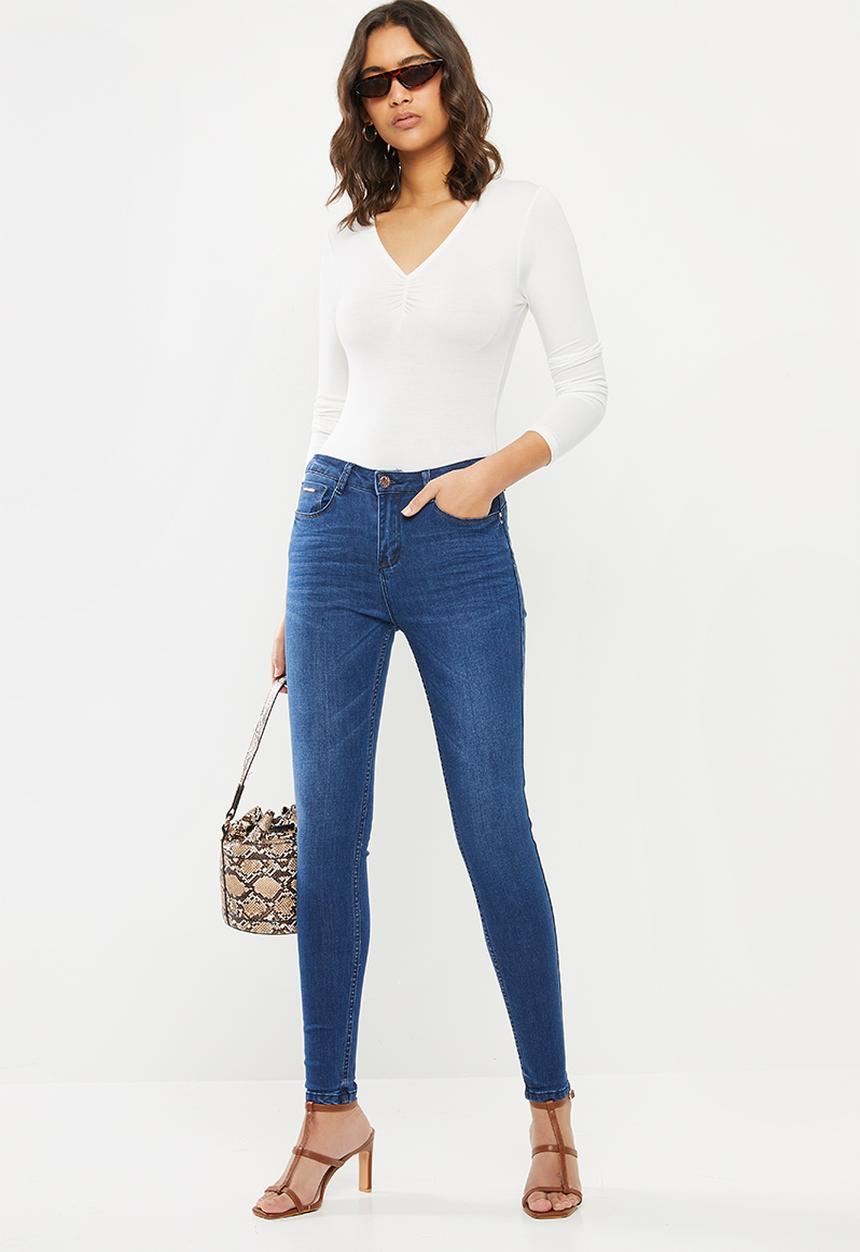 SISSY BOY - Low blow axel bumbooster skinny - blue