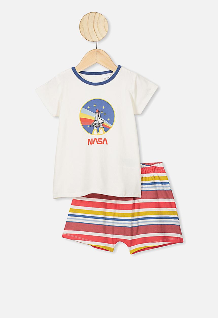 Cotton On - Hudson short sleeve pyjama set - multi