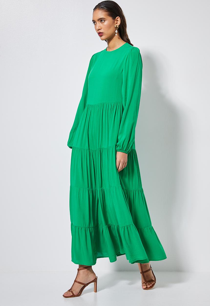 Superbalist - Tiered  dress - green