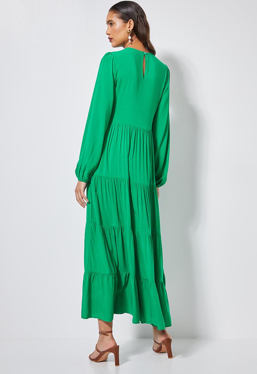 Superbalist - Tiered  dress - green