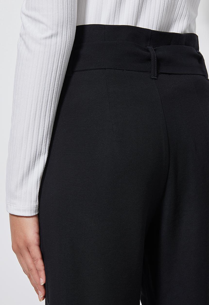 Superbalist - Premium paperbag trousers -  black