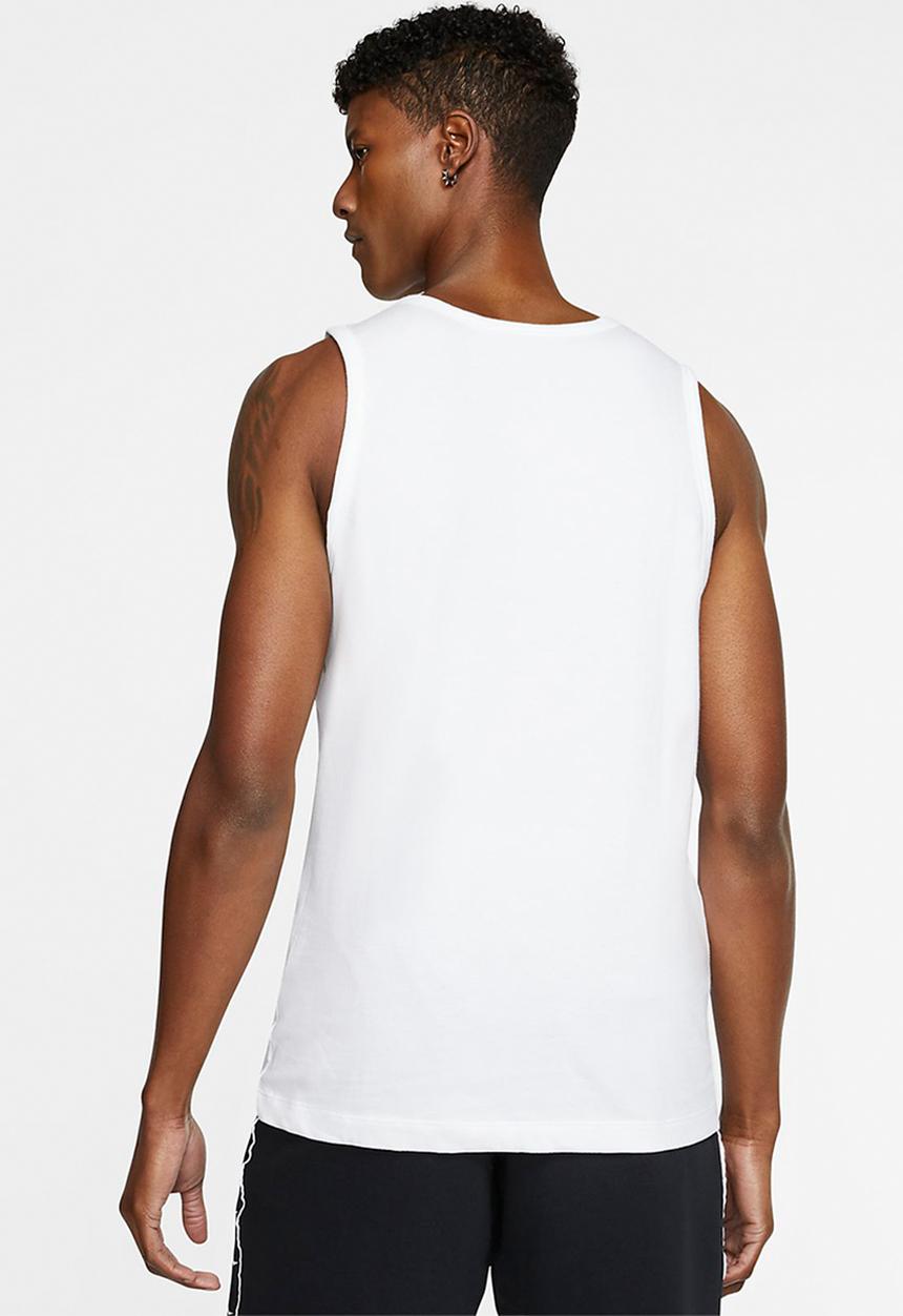 Nike - Nsw icon futura tank - white &  black