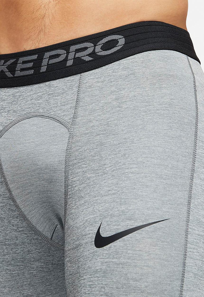 Nike - Nike pro 3/4 tights - grey & black 