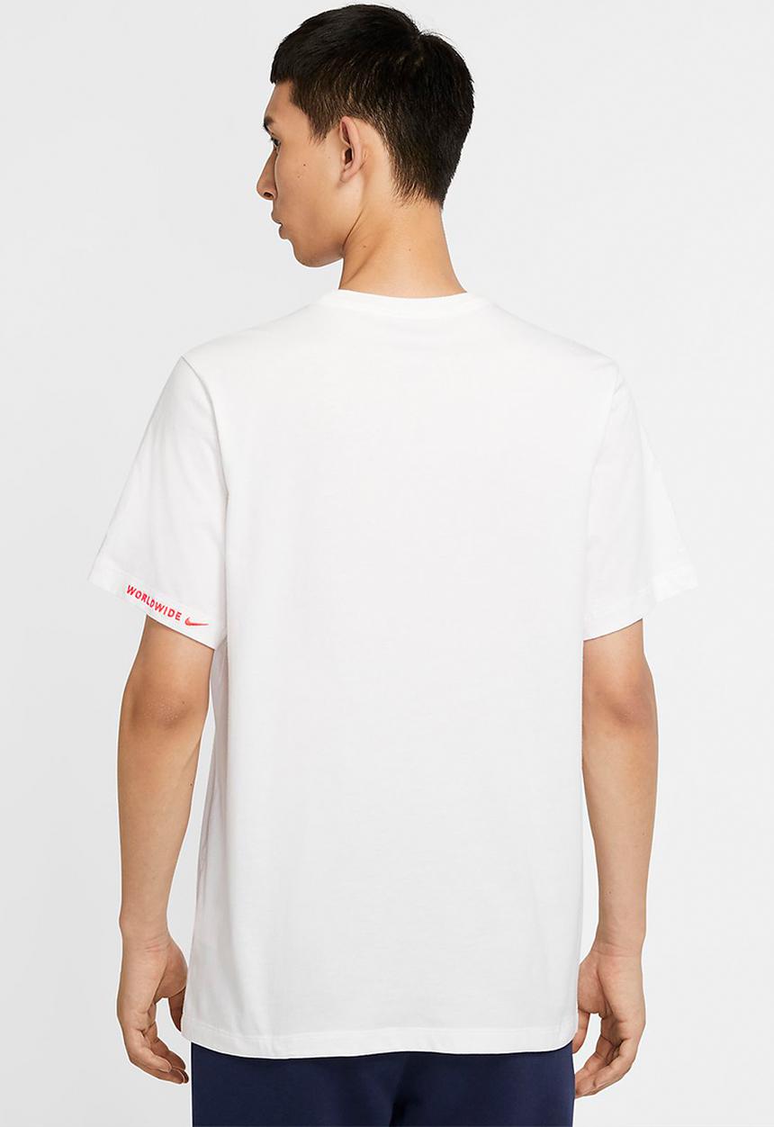 Nike - Nsw swoosh worldwide short sleeve tee - white