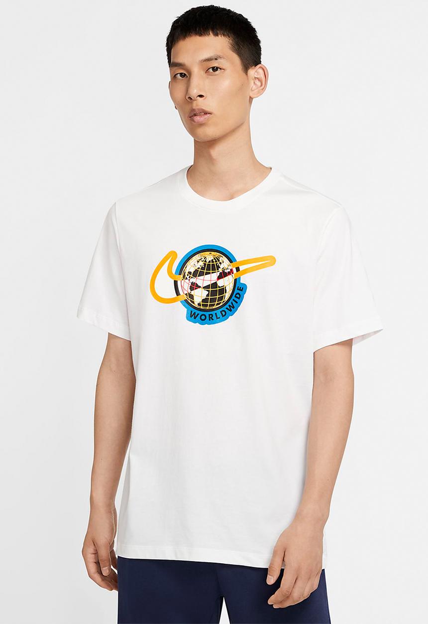 Nike - Nsw swoosh worldwide short sleeve tee - white