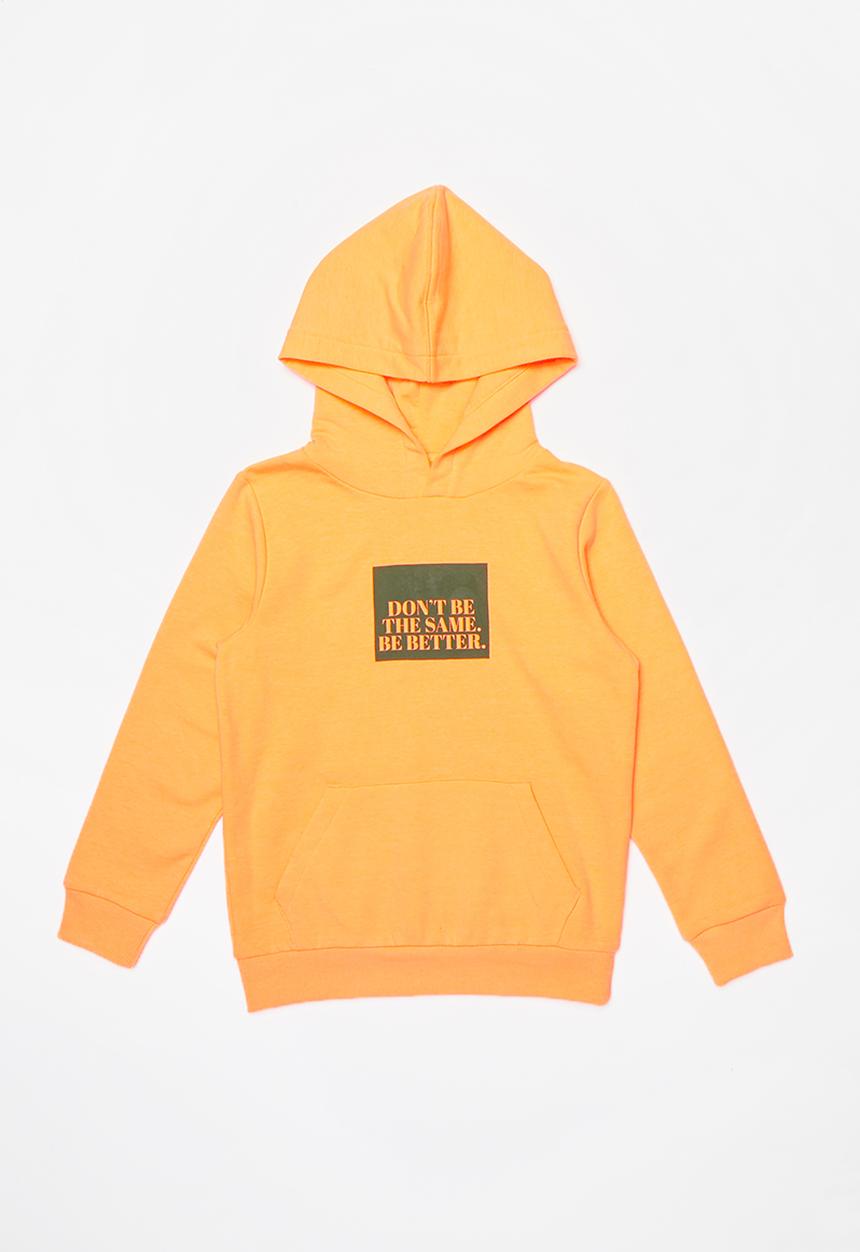 Name It - Sakko long sleeve loose hoodie - orange
