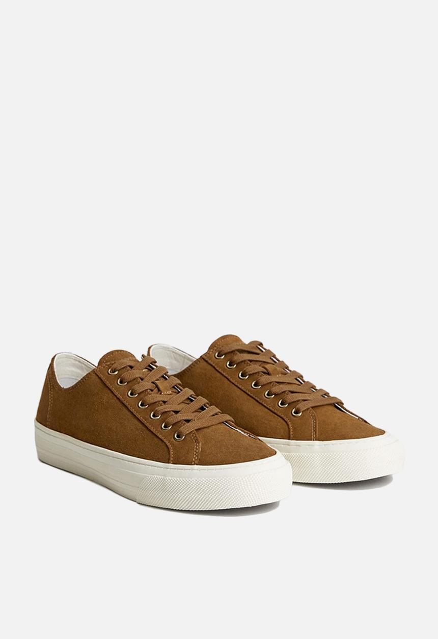 MANGO - Sport serra suede shoes - light pastel brown