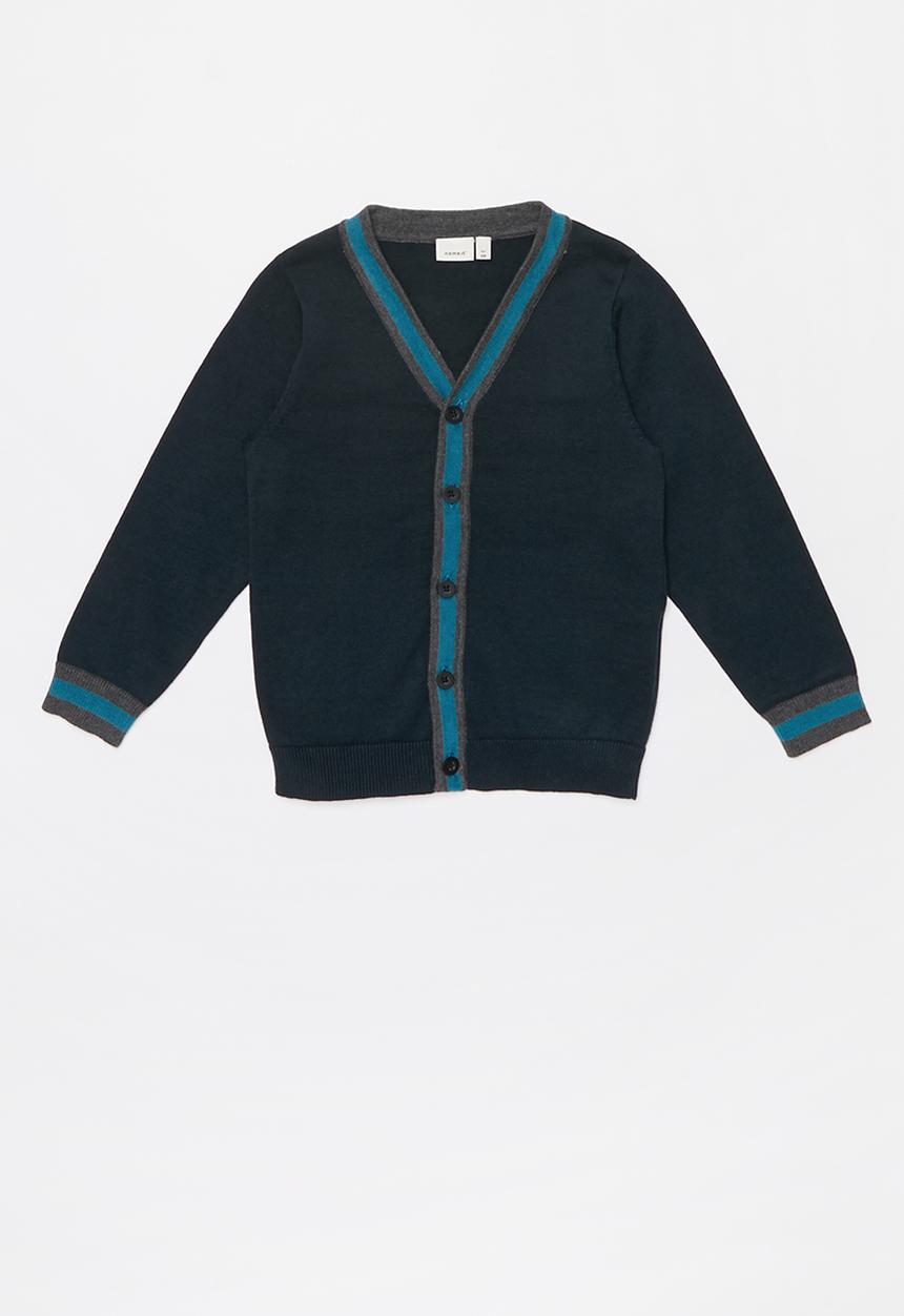 Name It - Kids boys long sleeve knit cardigan - multi