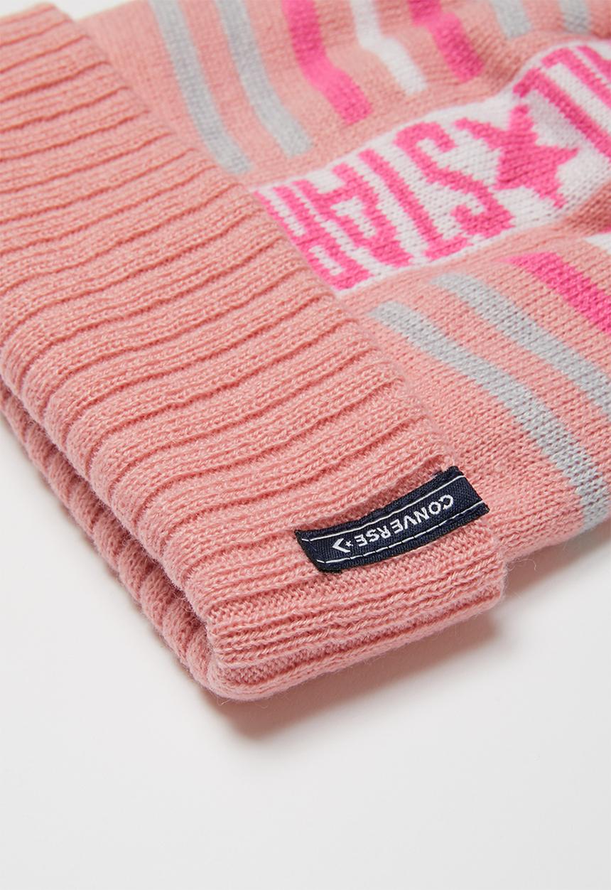 Converse - Can all star stripe beanie - pink