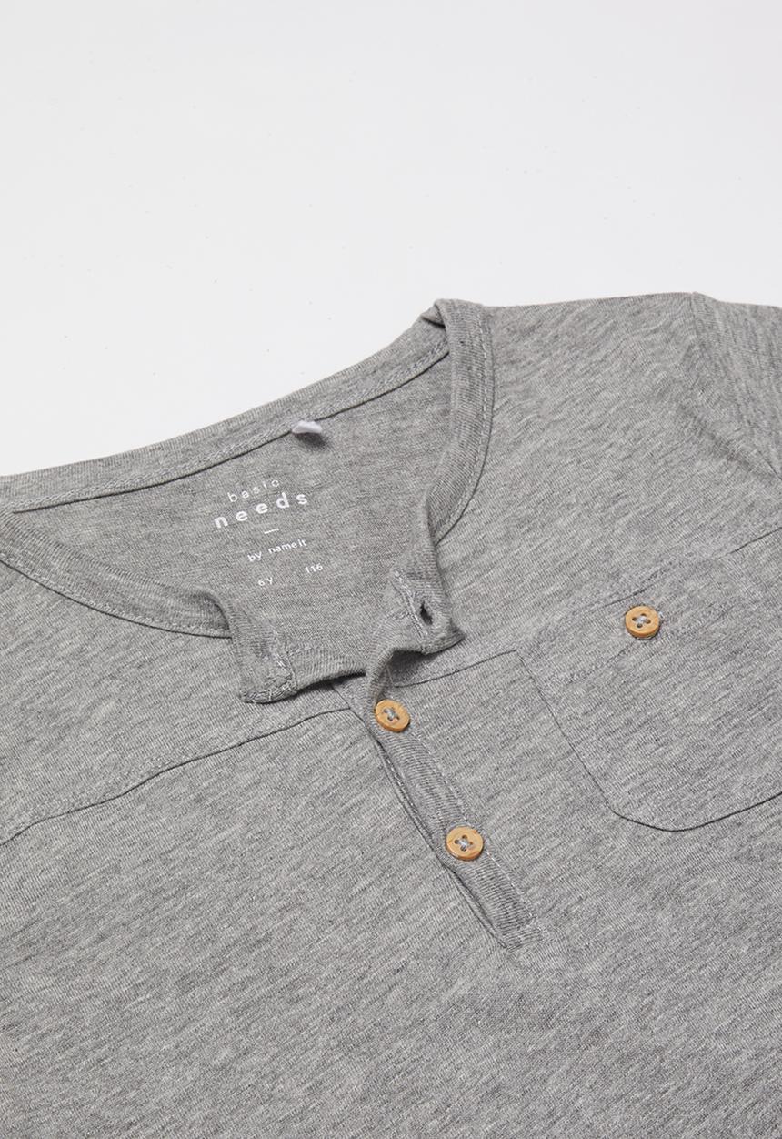 Name It - Kids boys valde long sleeve top - grey