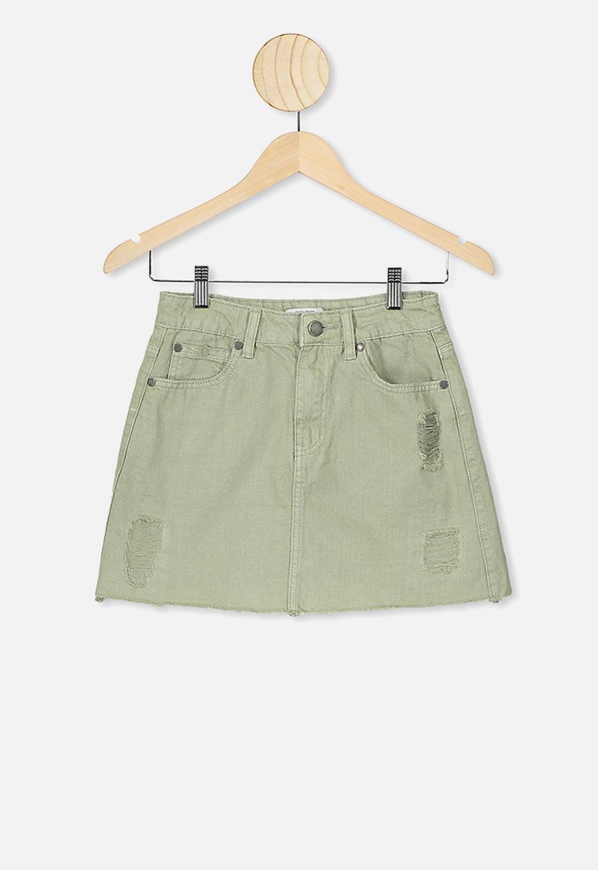 Free by Cotton On - Florence skirt - green 