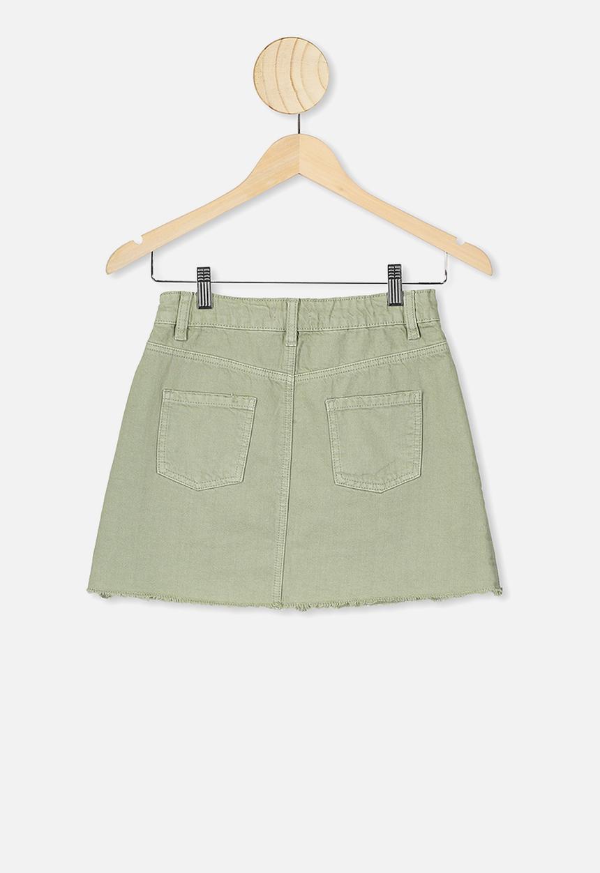 Free by Cotton On - Florence skirt - green 