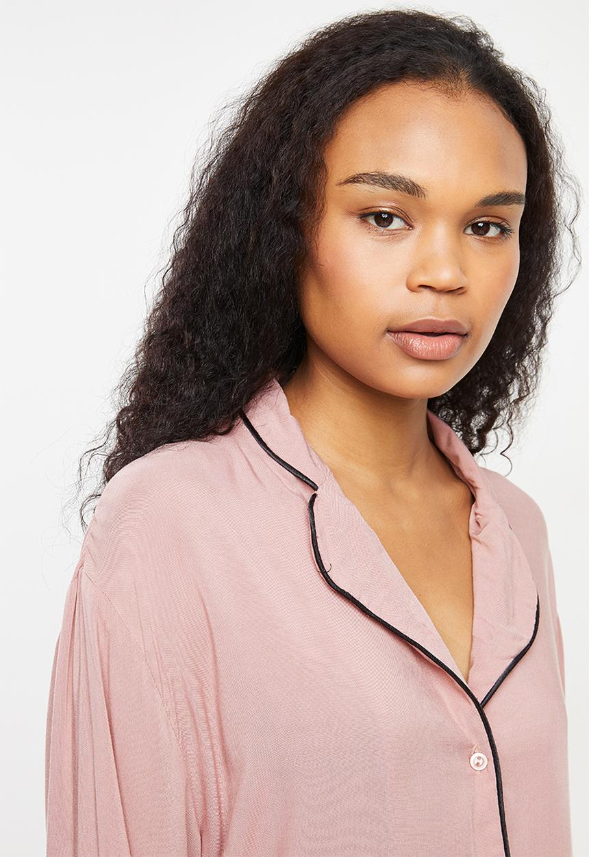 Superbalist - Sleep shirt & pants set - pink