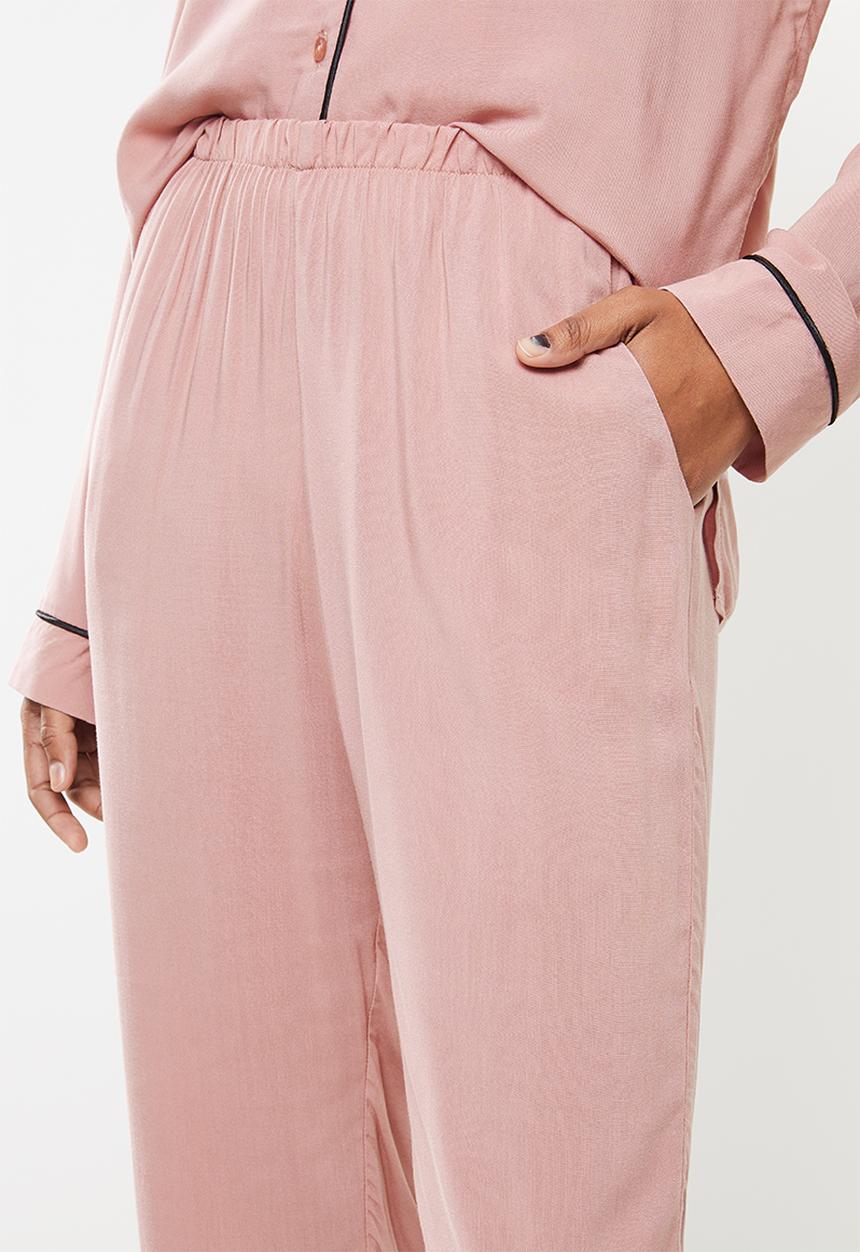Superbalist - Sleep shirt & pants set - pink