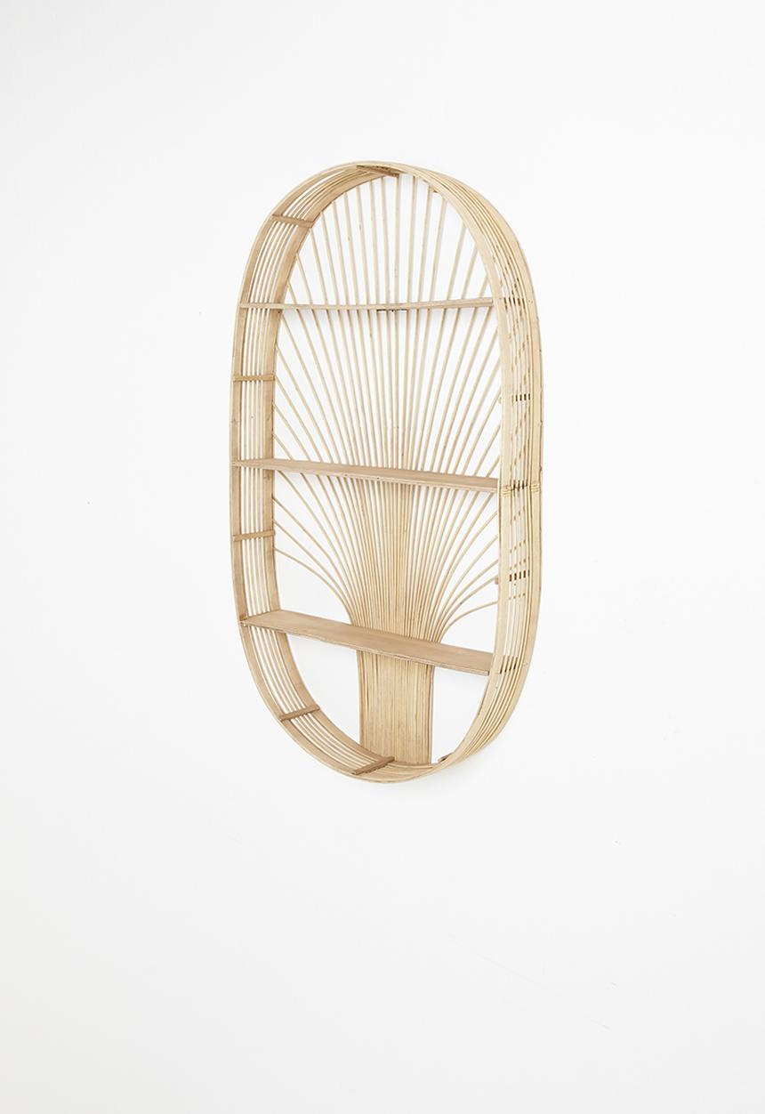 Sixth Floor - Ovia rattan shelf - neutral