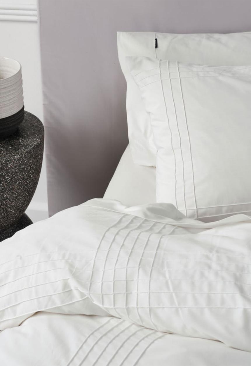 Linen House - Mayfair duvet cover set - white