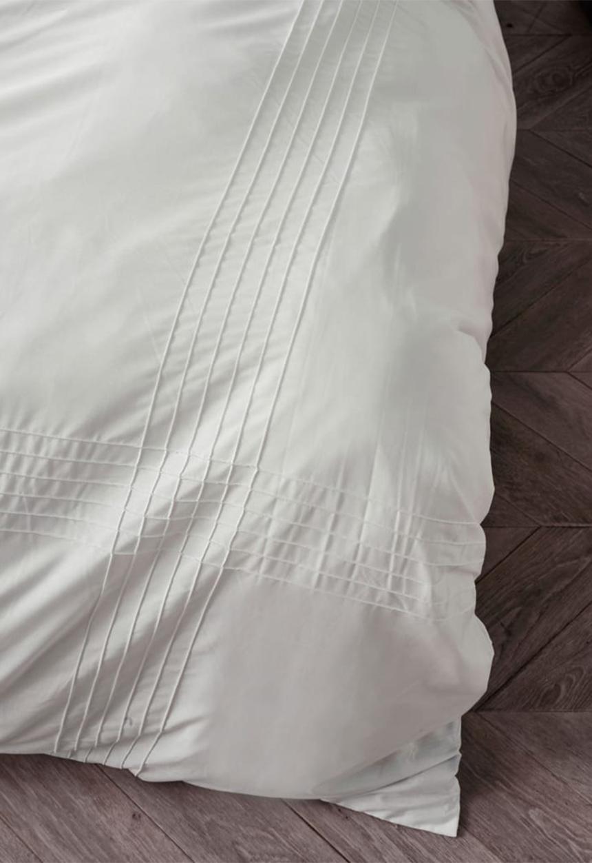 Linen House - Mayfair duvet cover set - white