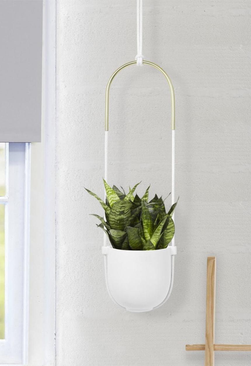 Umbra - Bolo planter - white