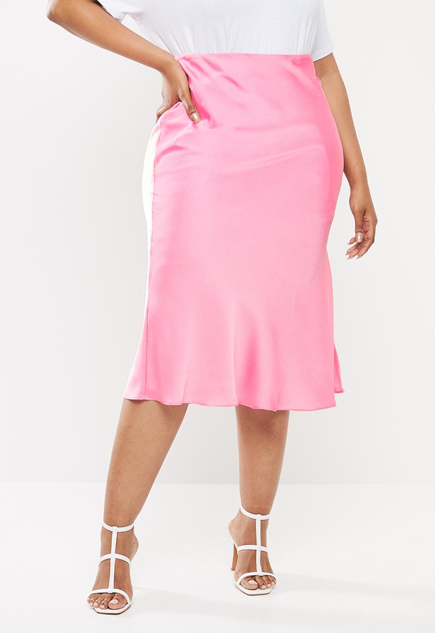 Glamorous - Plus pencil skirt - hot pink