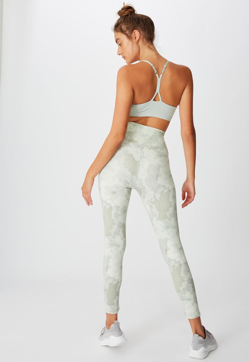 Cotton On - Lifestyle 7/8 tight - steely shadow camo floral