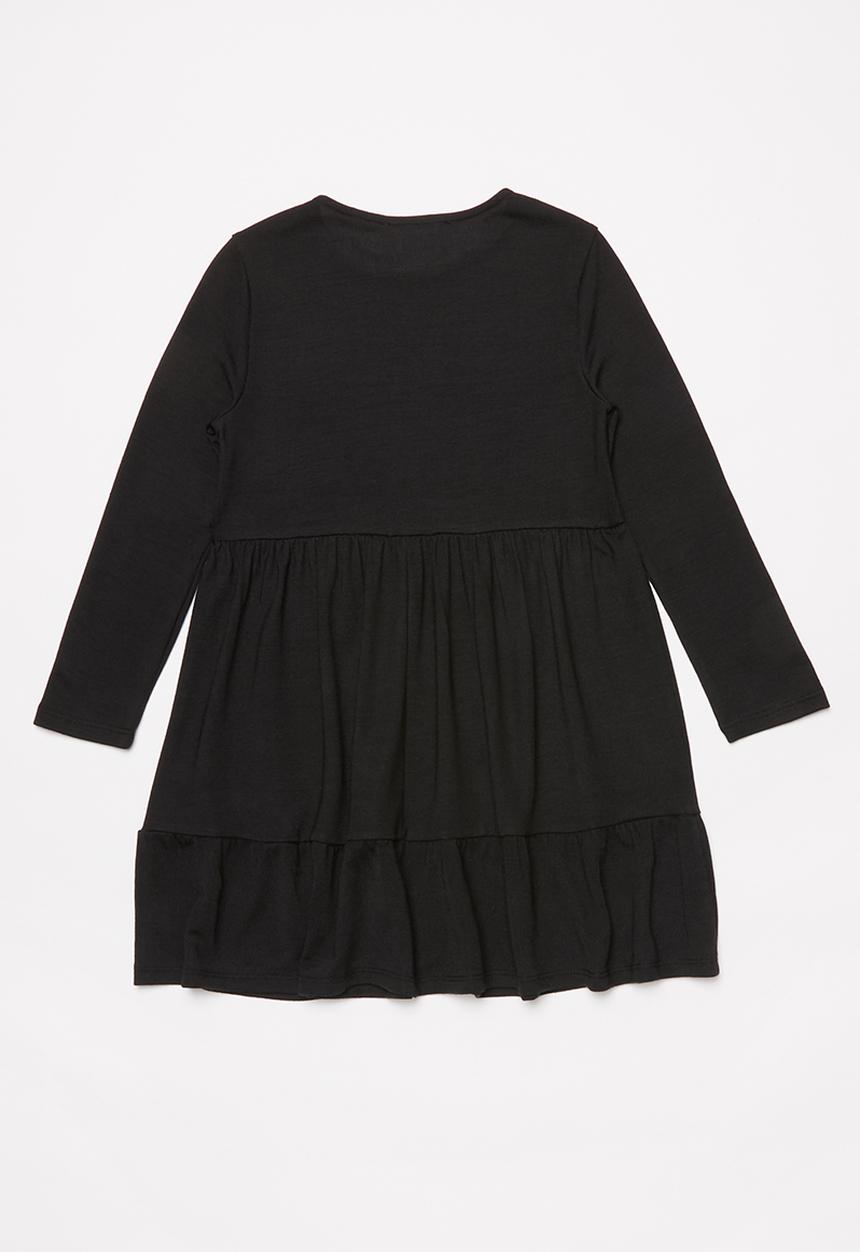 Superbalist - Tiered dress - black