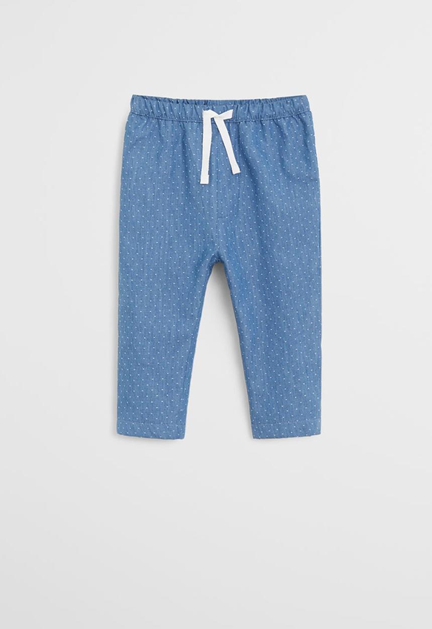 MANGO - Trousers jan - blue